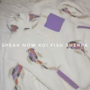 Taylor Swift Koi Fish Sherpa -XL